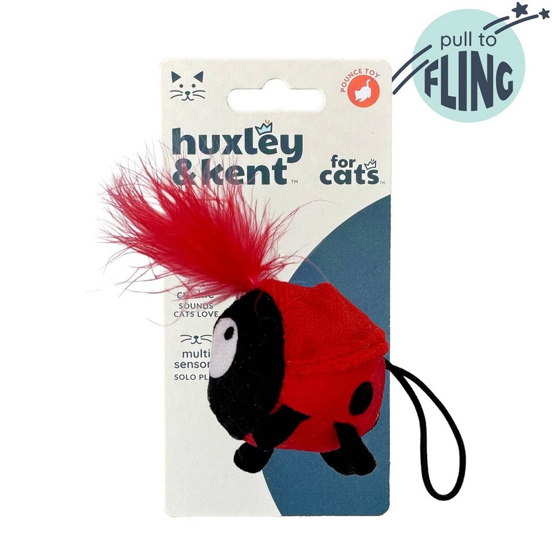 Huxley & Kent Lady Bug Flinger Cat Toy