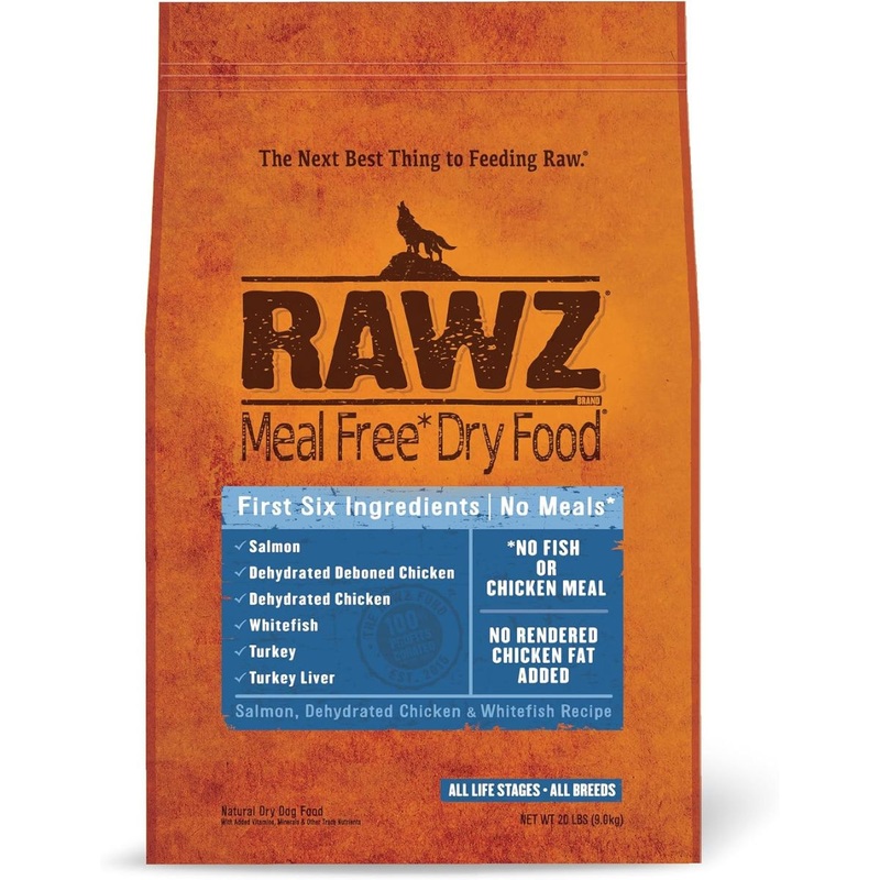 Rawz Salmon Chicken Whitefish Dry Dog Food 20lb