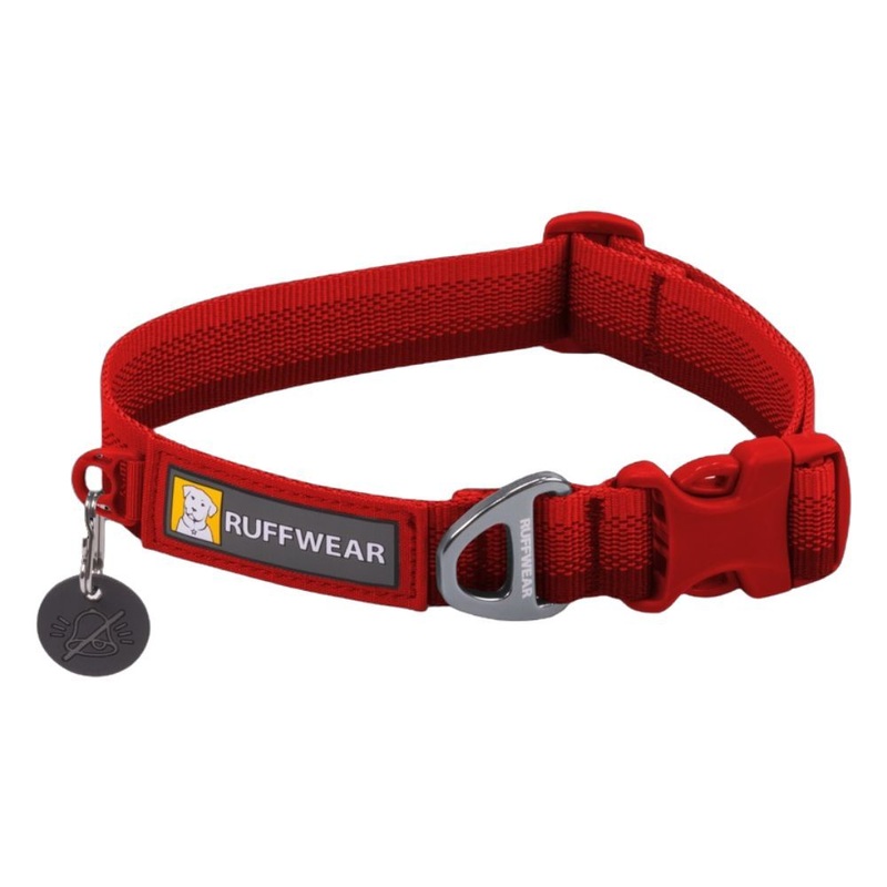 RuffWear Front Range Dog Collar Medium 14-20" Red Canyon