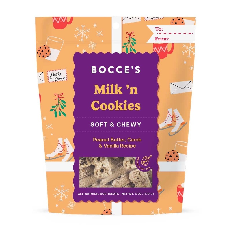Bocce's Bakery Milk N Cookies Soft & Chewy Dog Treats