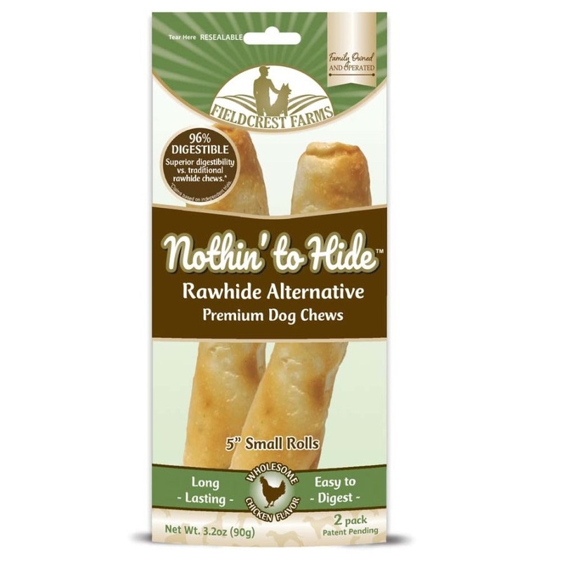 Fieldcrest Farms Nothin' To Hide Roll Dog Treat Chicken 1ea/5 in Small 2 Pack