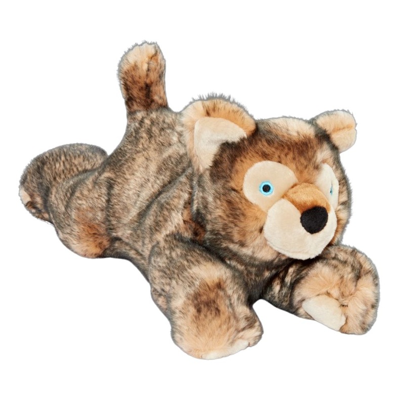 Fluff & Tuff Lobo Wolf Pup Dog Toy