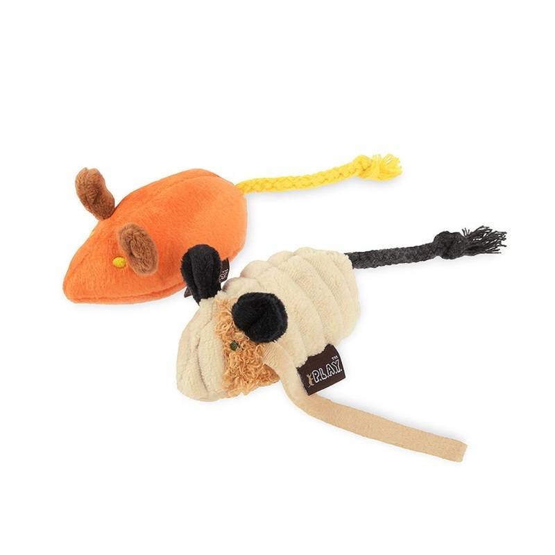 P.L.A.Y Feline Frenzy Halloween Menacing Mice Cat Toy Set 2 Pack