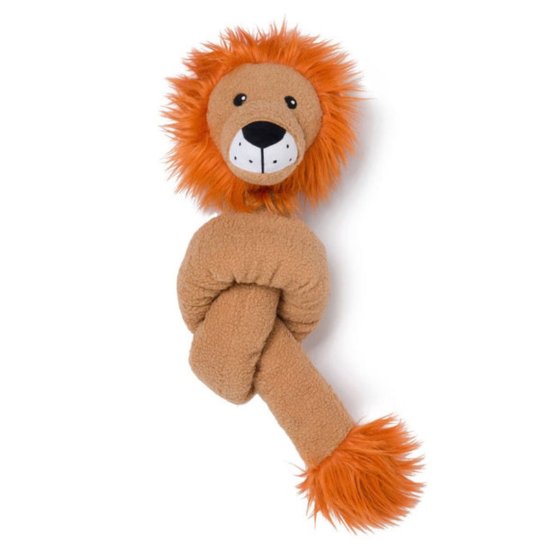 FAB DOG Twisty Lion, Toy for Dogs