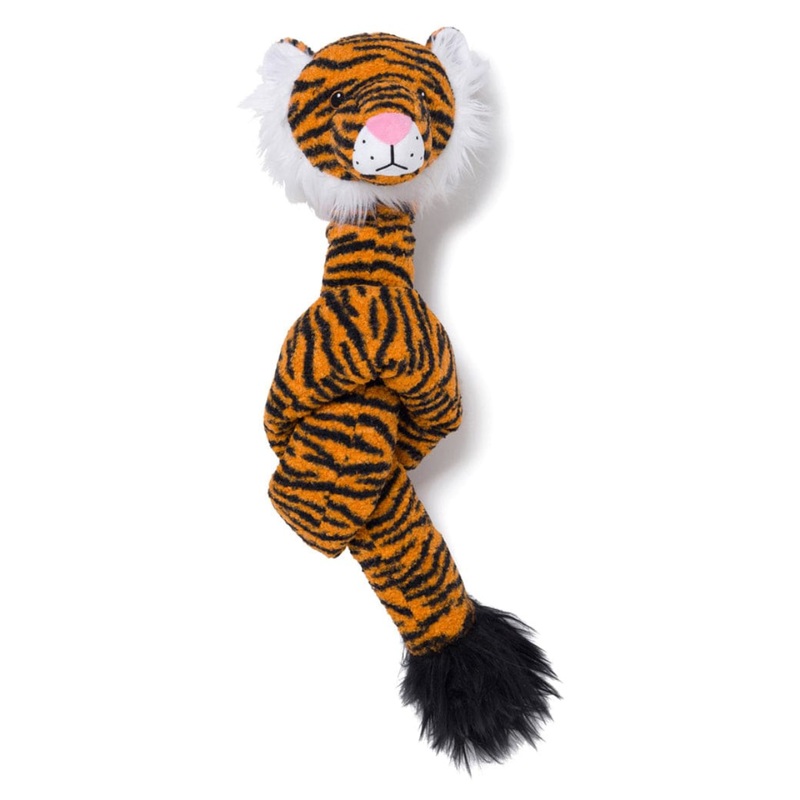 FAB DOG Twisty Tiger, Toy for Dogs