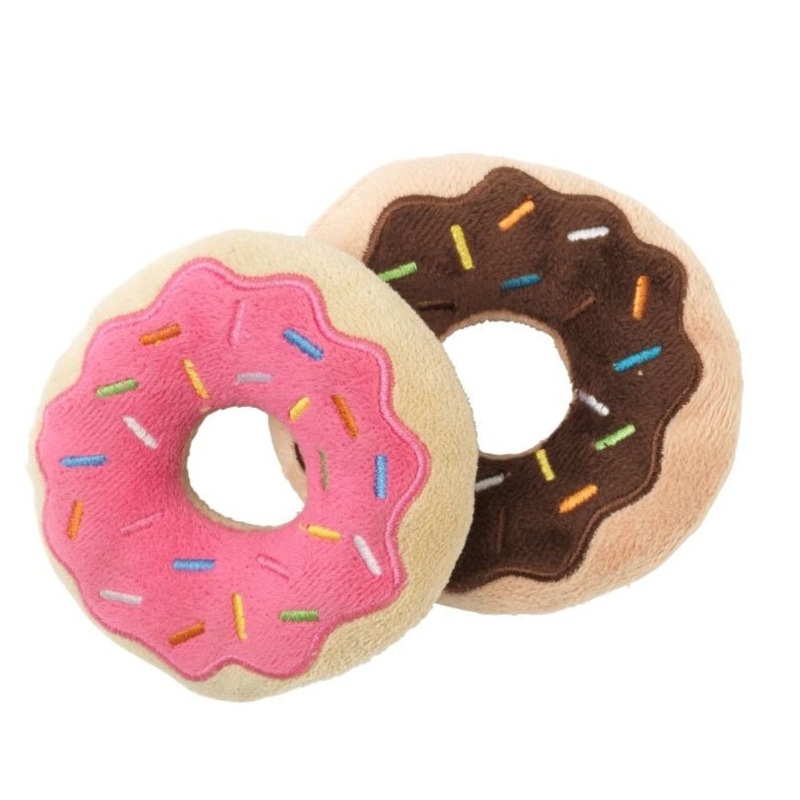 FuzzYard Donuts Dog Toy (2-Pack)