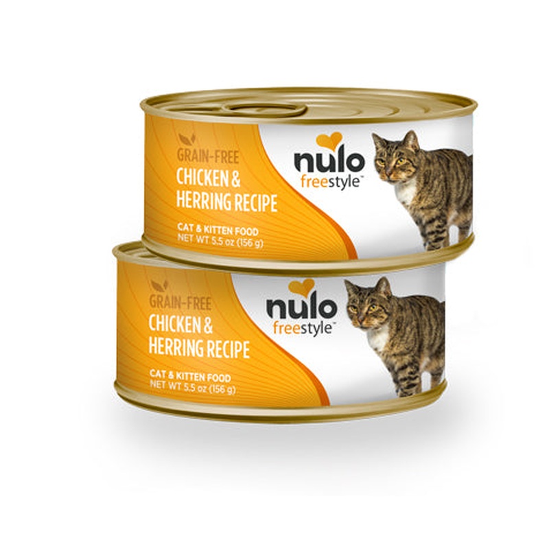 Nulo FreeStyle Pate Wet Cat Food - Chicken & Herring - 5.5oz Can