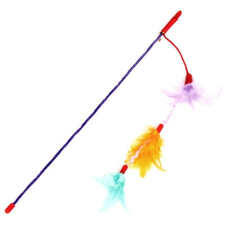 Pet Park Boulevard Feather Teaser Multi Cat Toy