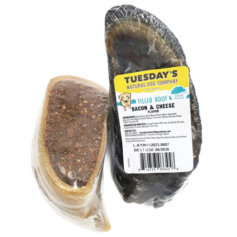 Tuesday's Filled Hooves Bacon & Cheese Dog Treats