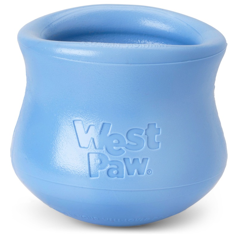 WEST PAW Toppl Toy for Dogs, Periwinkle, S, 2.5" x 3" x 3"