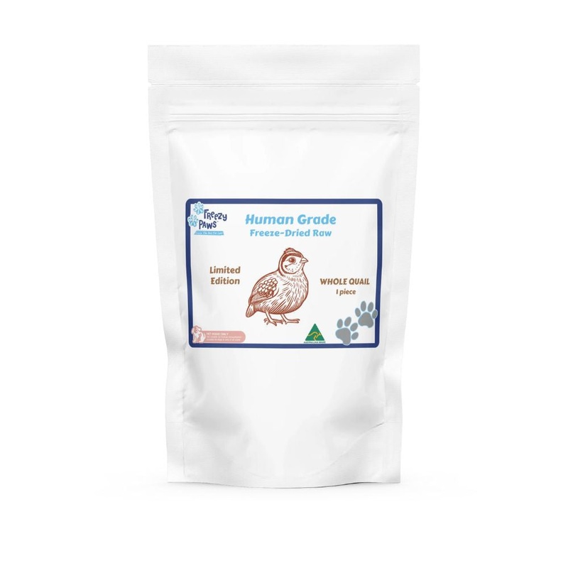 Freezy Paws Freeze Dried Whole Quail
