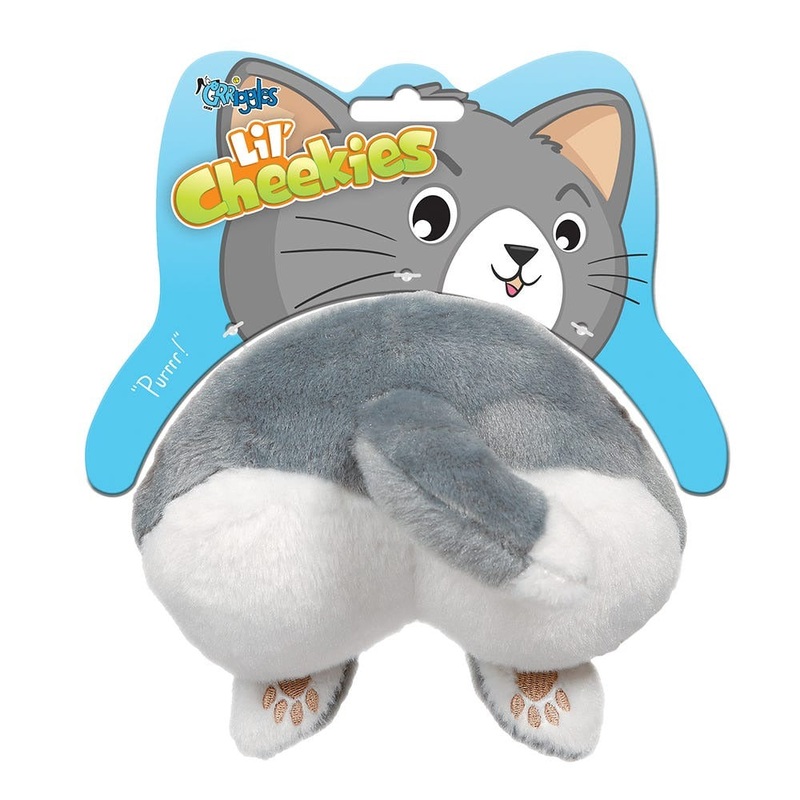 Grriggles Lil' Cheekies Cat Dog Toy