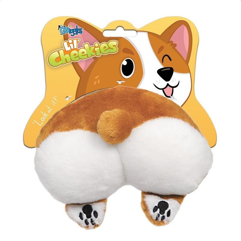 Grriggles Lil' Cheekies Corgie Dog Toy