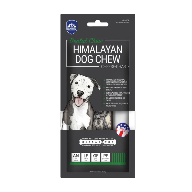 Himalayan Dog Chew Cheese Char with Activated Charcoal