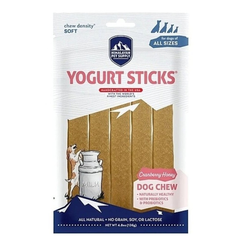 Himalayan Pet Dog Chew Yogurt Cranberry Honey Sticks Dog Treats 4.8oz