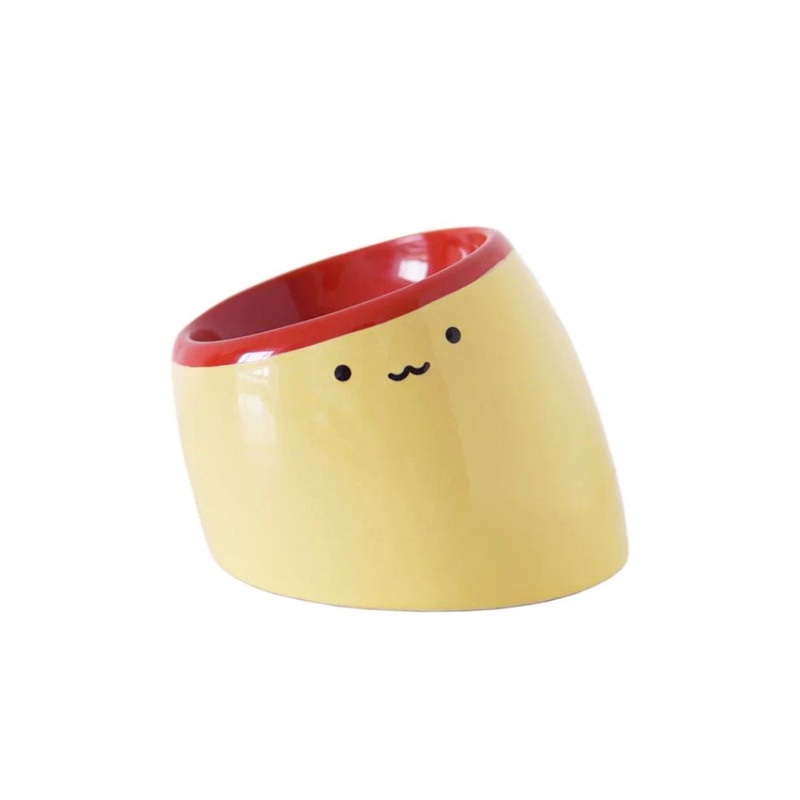 Purroom Pudding-Shaped Elevated Slanted Bowl