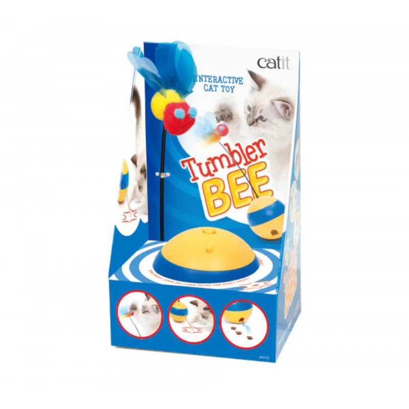 Catit Play Tumber Bee Interactive Toy