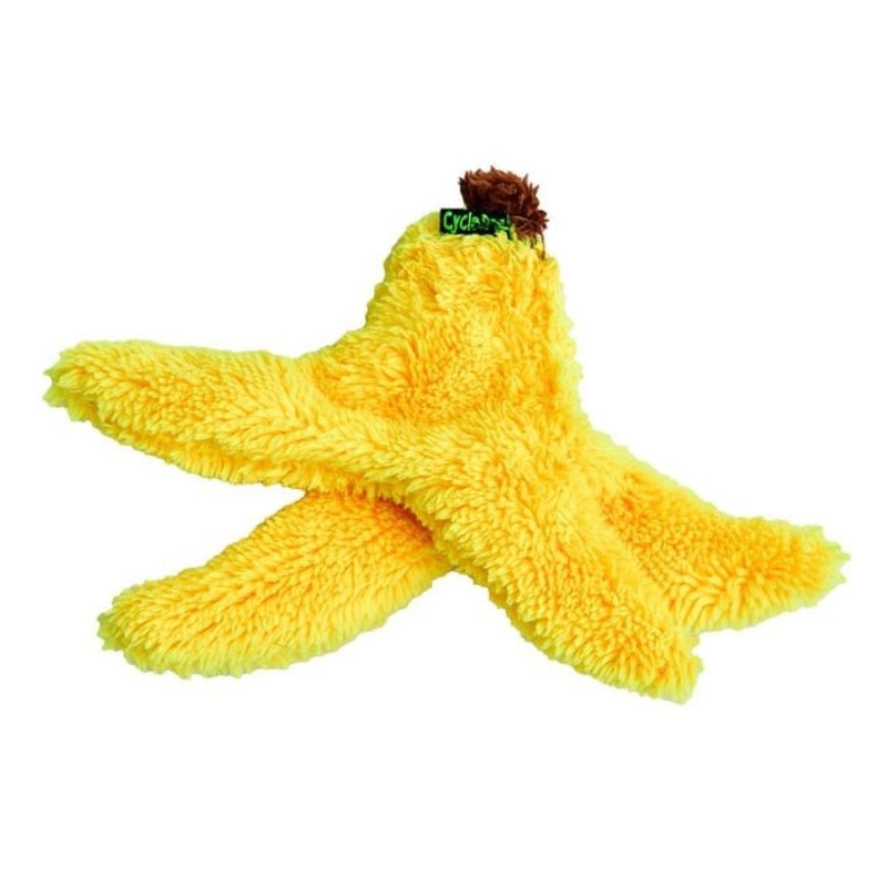 Cycle Dog Duraplush Banana Dog Toy Yellow Small
