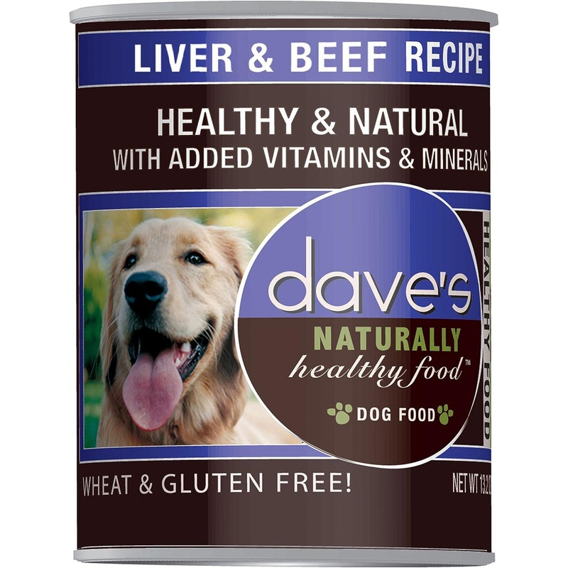Dave's Pet Food Wet Dog Food - Liver & Beef - 13oz Can