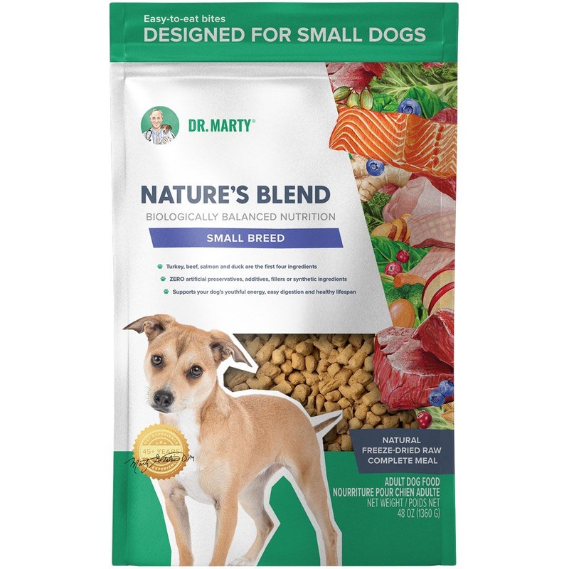 Dr. Marty Nature's Blend Freeze Dried Small Breed Dog Food 48oz