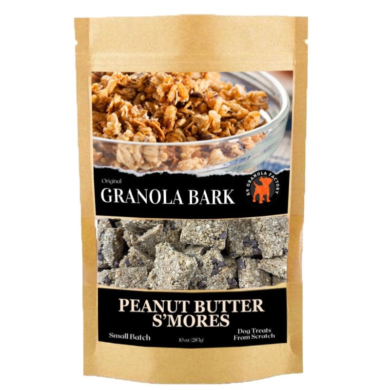 K9 Granola BARK Peanut Butter S'mores Dog Treats 10oz
