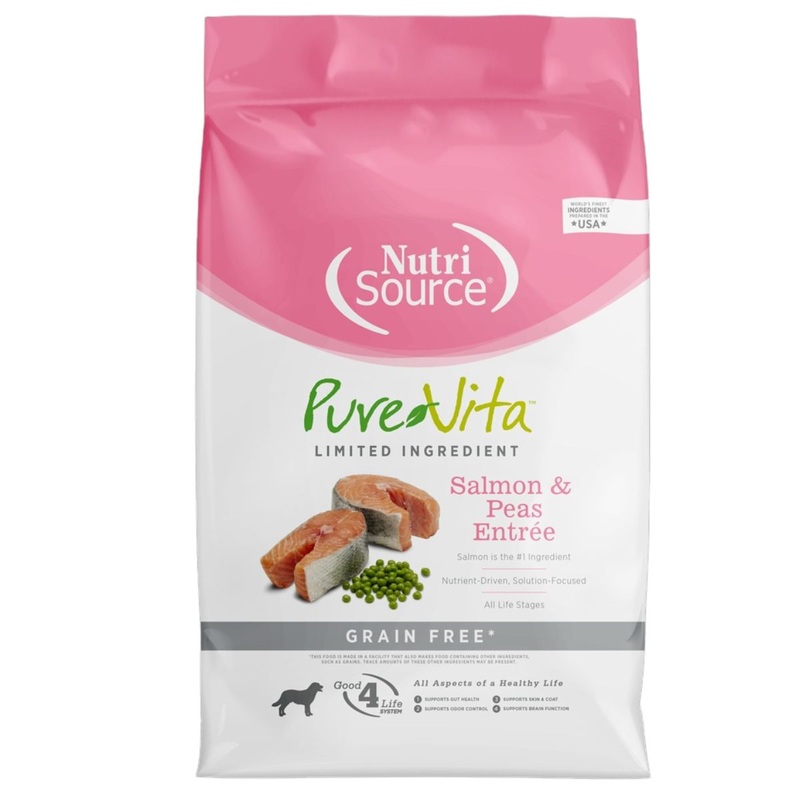 PureVita Salmon & Peas Entre Grain Free Dry Dog Food 4lb