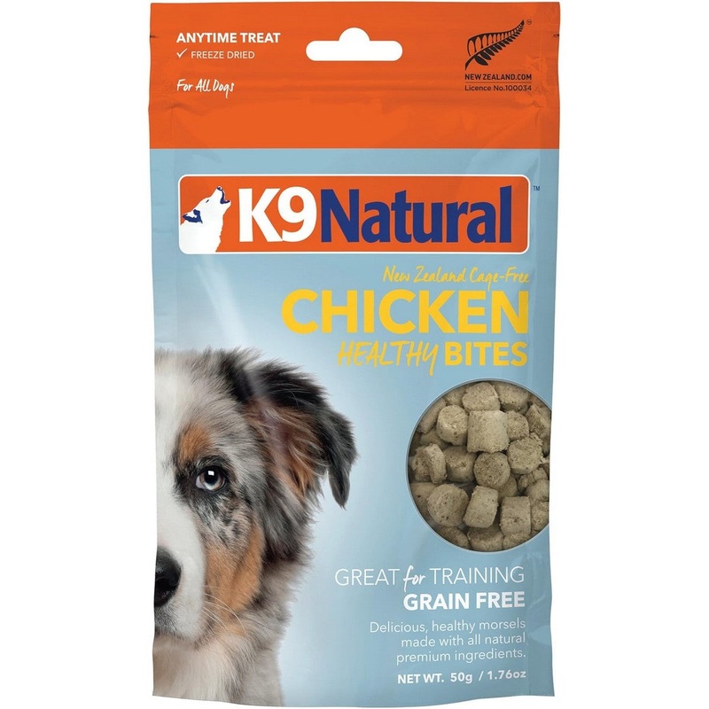 K9 Natural Freeze Dried Chicken Bites Dog Treats 1.76oz