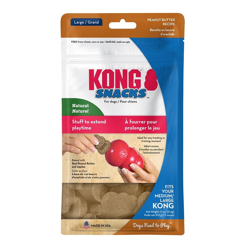 KONG Peanut Butter Snacks Dog Treats 11oz