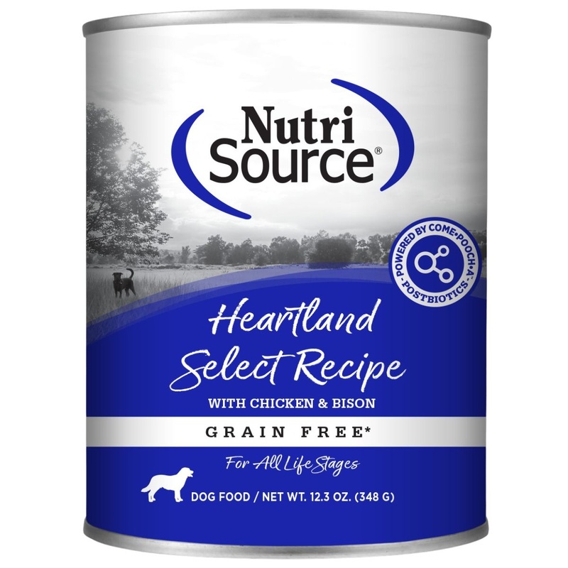 NutriSource Heartland Select Grain Free Wet Dog Food 12.3oz