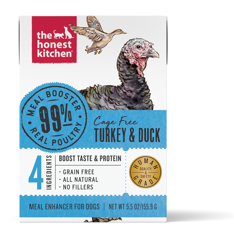 The Honest Kitchen Meal Booster Dog Food Topper - 99% Turkey & Duck - 5.5oz