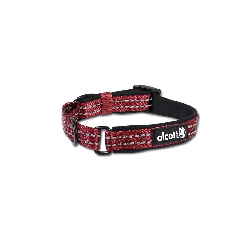 Alcott Martingale Dog Collar - Small  10-14" - Red