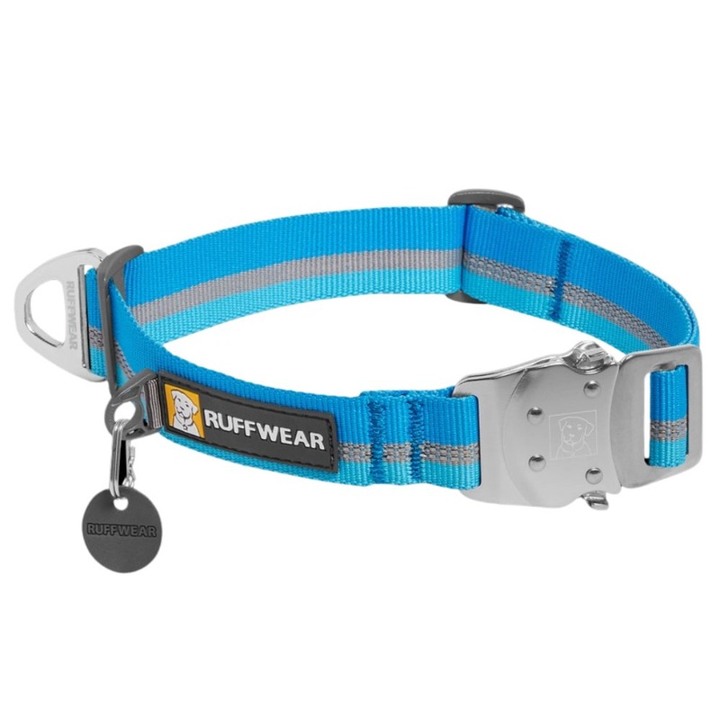 RuffWear Top Rope Dog Collar 11-14" Blue Dusk