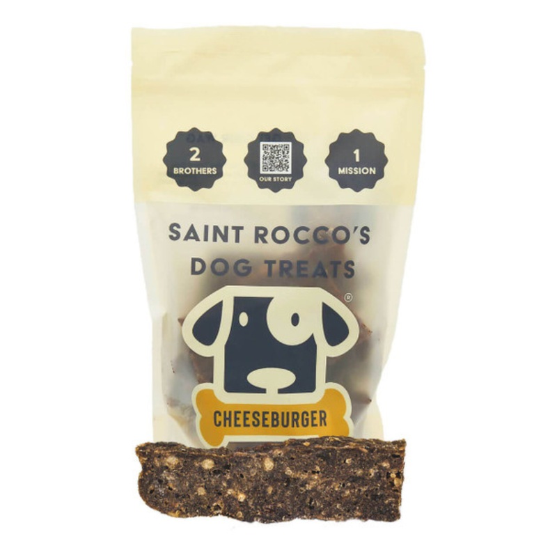 Saint Rocco's Cheeseburger Dog Treats, 8 oz