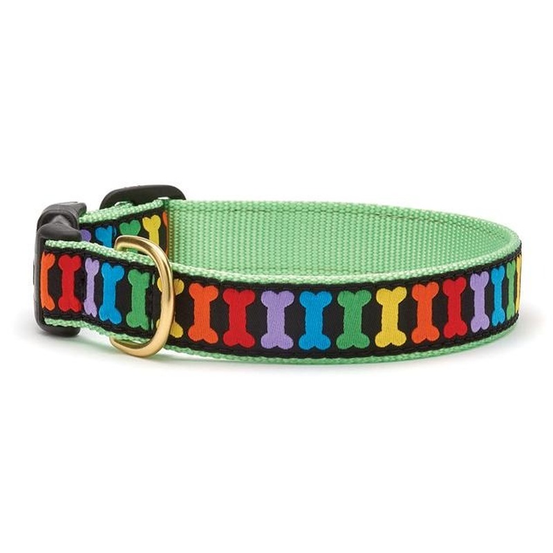 Up Country Rainbones Dog Collar Large 15"-21"