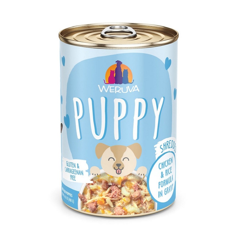 Weruva Puppy Wet Dog Food - Chicken & Rice Formula in Gravy - 14oz Can