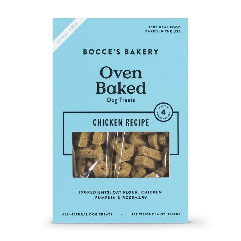 Bocce's Bakery Crunchy Biscuits Dog Treats Chicken 14 oz Box
