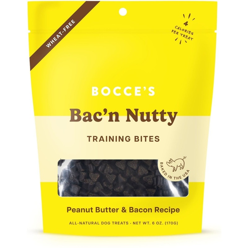 Bocce's Bakery Everyday Training Bites Bacon Nutty 6 oz