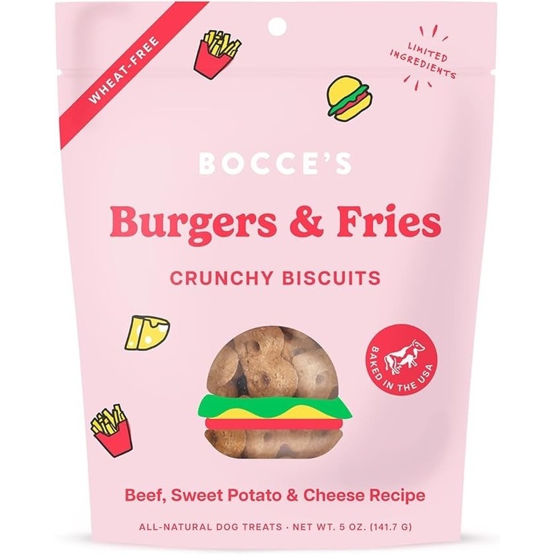 Bocce's Bakery Seasonal Burger & Fries Biscuits 5 oz