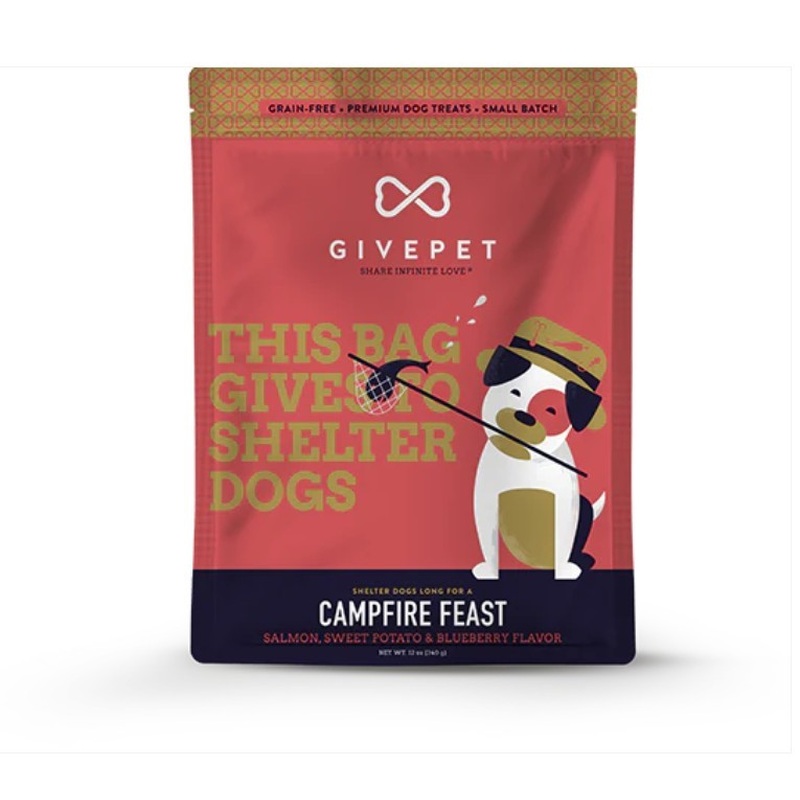 GivePet Grain-Free Small Batch Dog Treats Campfire Feast 11oz