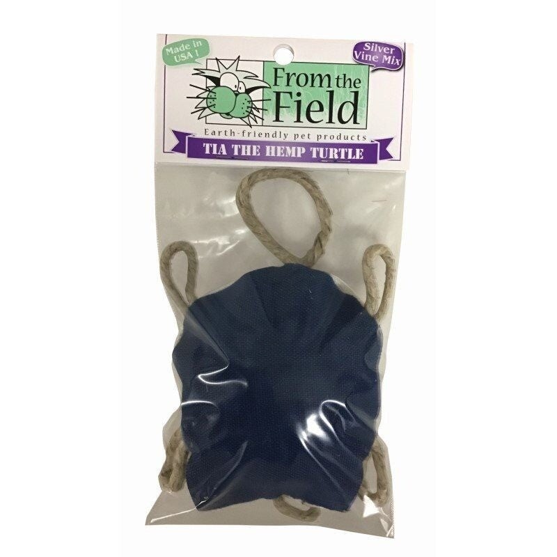 From the Field Tia the Hemp Turtle Catnip Toy