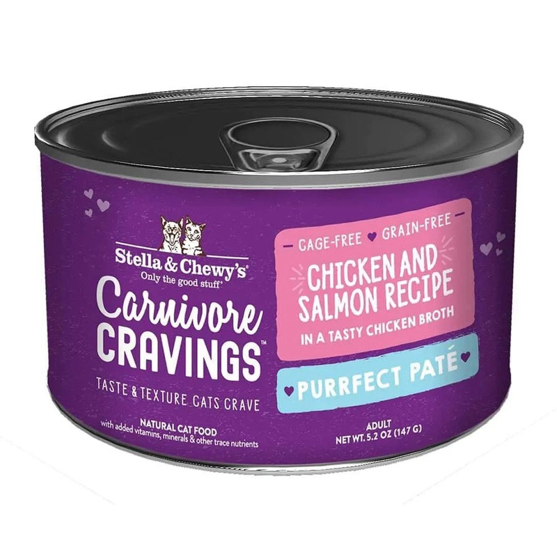 Stella & Chewy's Carnivore Cravings Purrfect Pate Chicken & Salmon Cat  Food 5.2oz