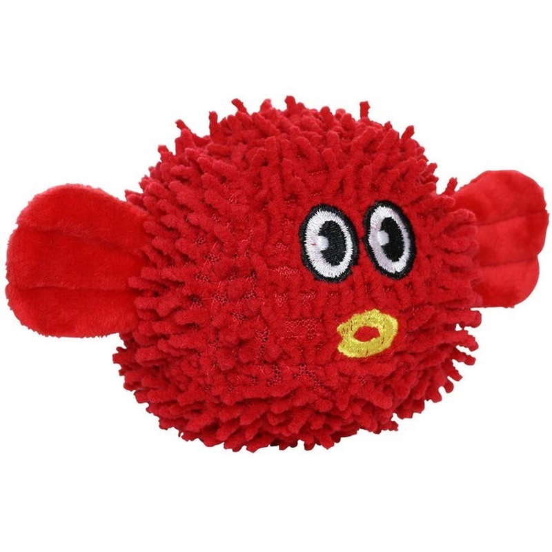 Tuffy's Mighty Microfiber Ball Blowfish Dog Toy