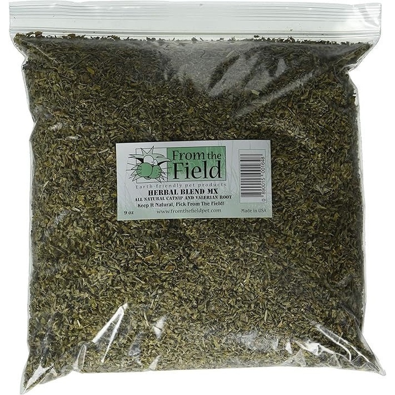 From the Field Organic Catnip "Spice" Shaker - Spice Herbal Blend MX with Valerian Root - 10g Bottle
