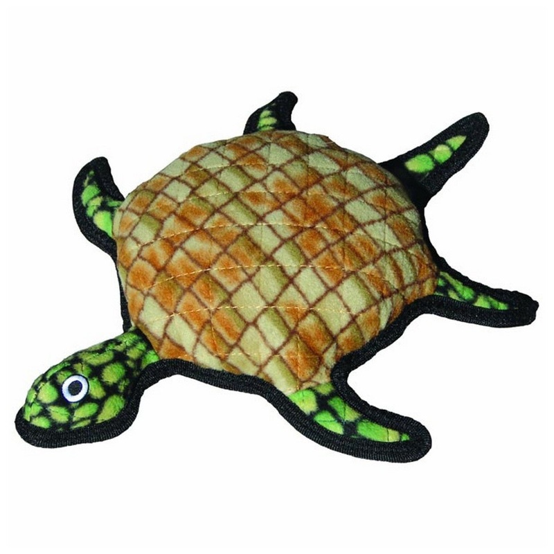 Tuffy's Ocean Creatures Burtle Turtle Plush Dog Toy
