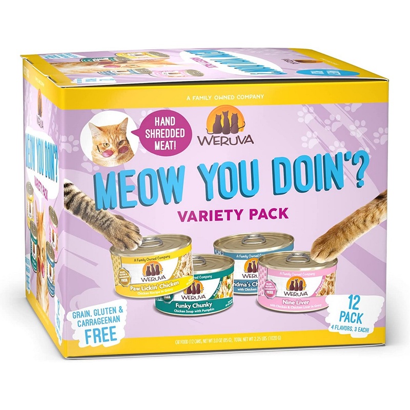 Weruva Meow You Doin' Variety Pack Wet Cat Food 3oz