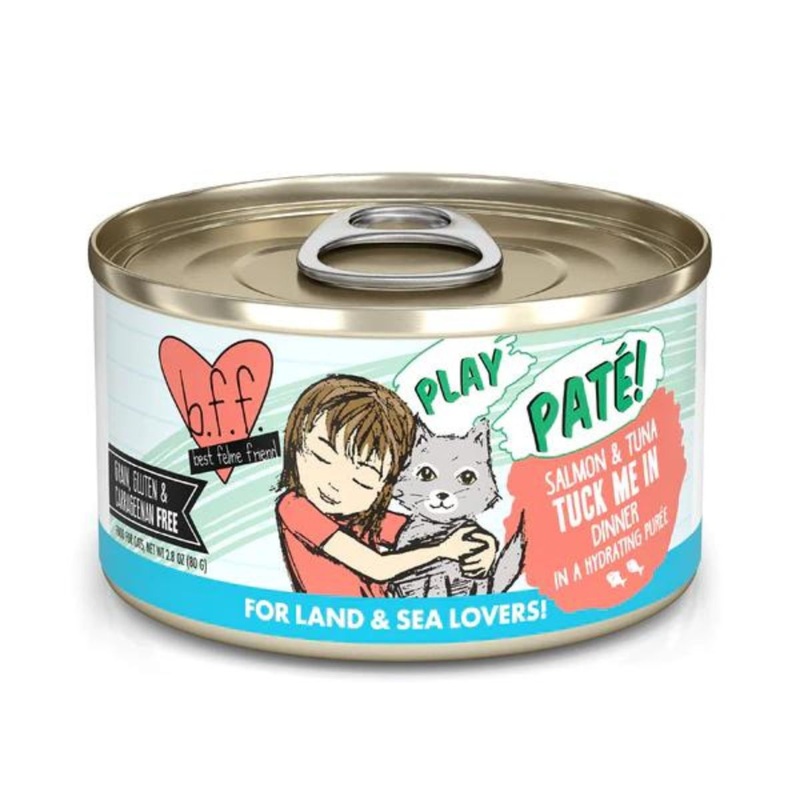 BFF Play Pat for Cats Salmon & Tuna Tuck Me In 2.8OZ