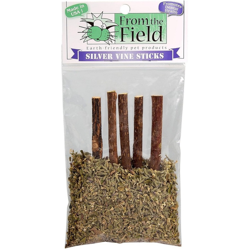 From the Field Organic Catnip Sticks - Silver Vine - 1oz Bag