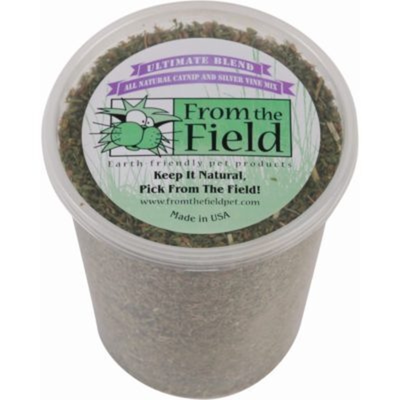 From the Field Organic Catnip Ultimate Blend with Silver Vine  - 3.5oz Tub