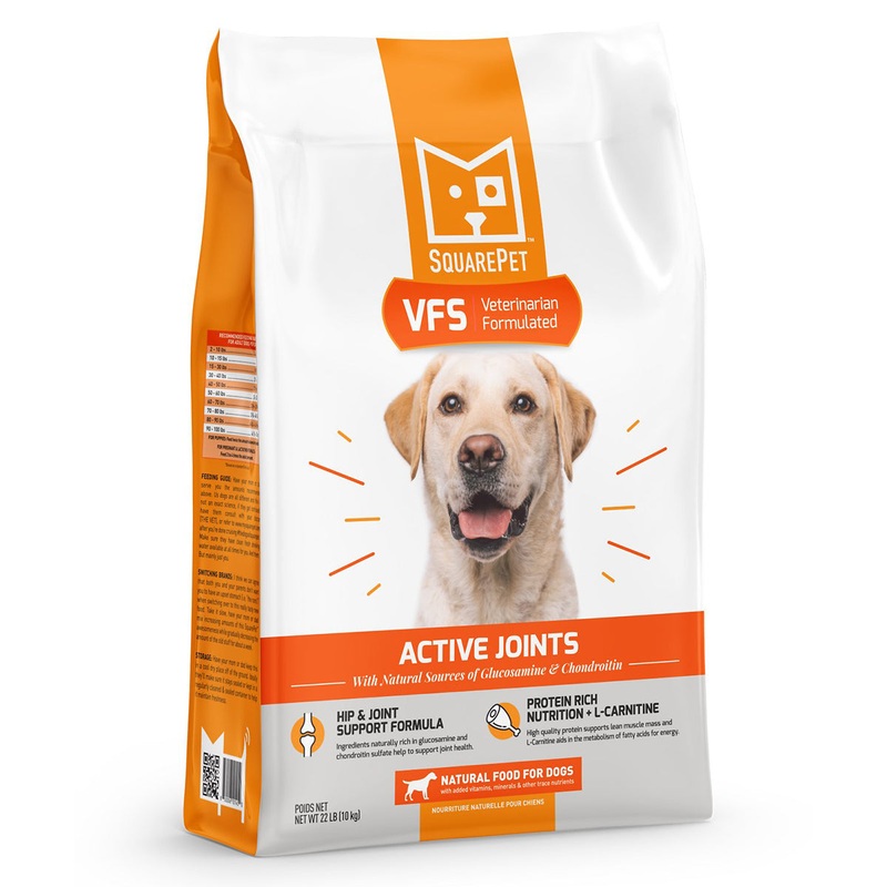 SquarePet VFS Active Joints Hip & Joint Formula Dry Dog Food 22lb