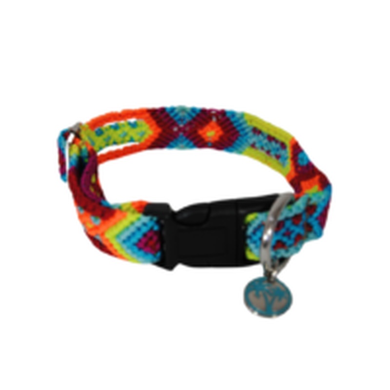 Tulum Handmade Quick Release Dog Collar - Assorted Colors - MD-LG